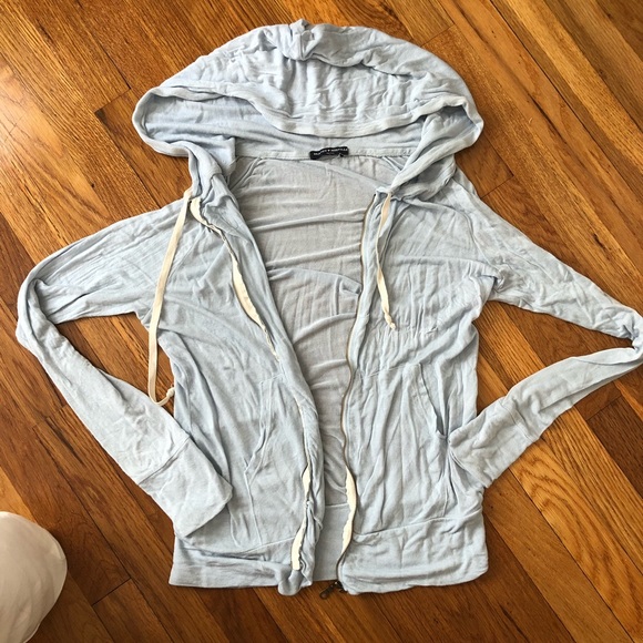 Brandy Melville Tops - SOLD!!! Brandy Melville thin and soft hoodie zip